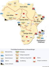 Afrika er sårbar overfor klimaændringer