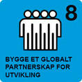 8.  Opbygge et globalt partnerskab for udvikling