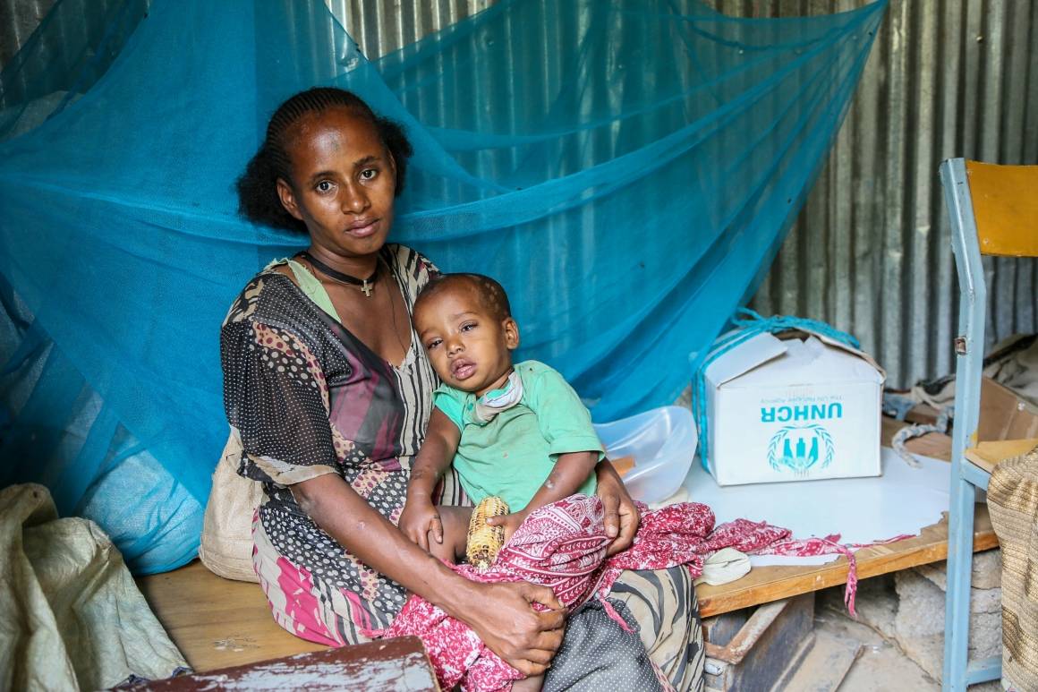 Mange internt fordrevne i Etiopien har behov for nødhjælp. Foto:©UNHCR/Olga Sarrado Mur.