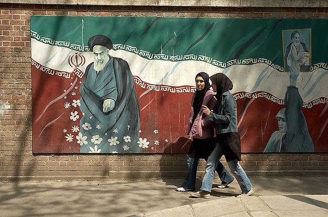 Irans Khomeini. Foto: Kamyar Adl/Flickr