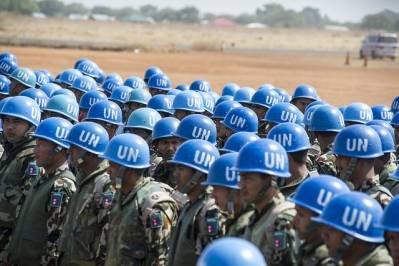 I 2014 blev over 200 nepalesiske FN-soldater flyttet til UNMISS, fra en FN-operasjon i Haiti, for at bedre den fredsbevarende styrke SydSudan. (Foto: UN Photo/Isaac Billy/Flickr)