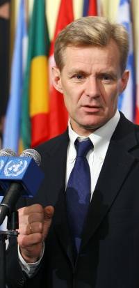 Jan Egeland var specialrådgiver for FN´'s generalsekretær med ansvar for Colombia. UN Photo/Marie Gandois